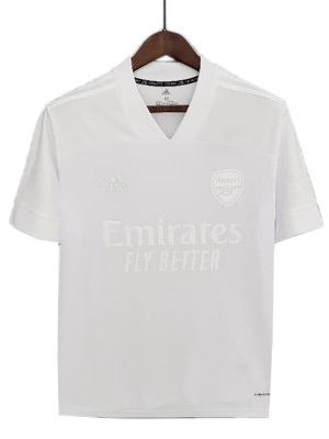 Arsenal training soccer jersey white soccer uniform men's football kit tops sport shirt 2024-2025